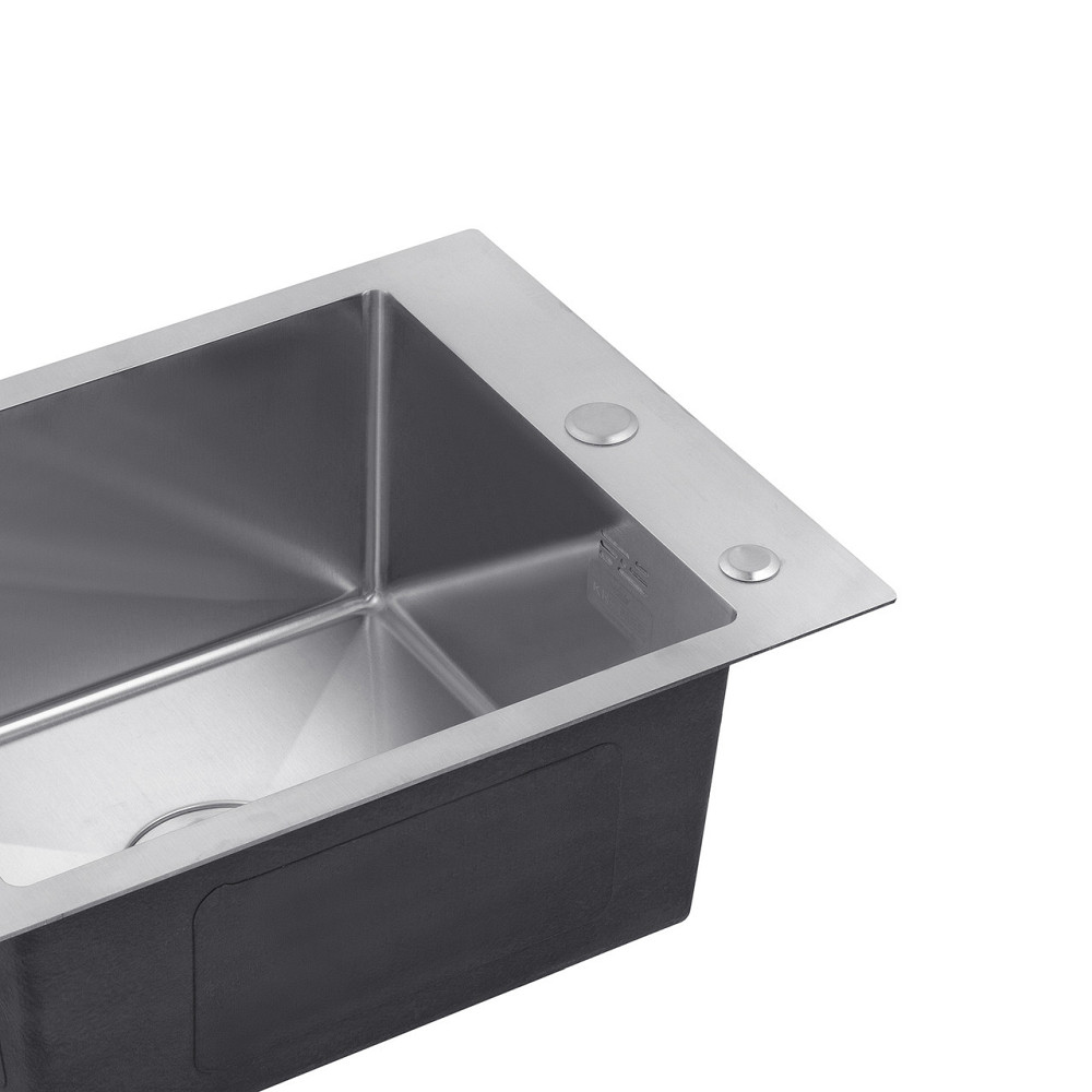 Кухонная мойка с нержавеющей стали Kroner KRP Gebürstet - 40х50HM (3/1 мм) Киев - изображение 5