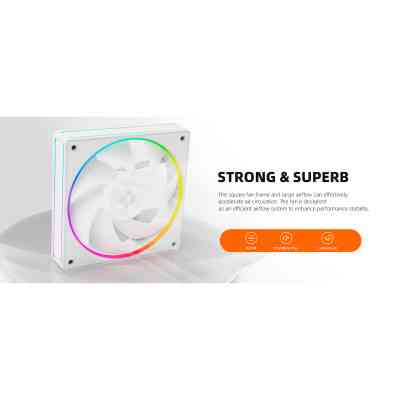 Кулер для корпуса ID-Cooling AF-127-ARGB-W Винница