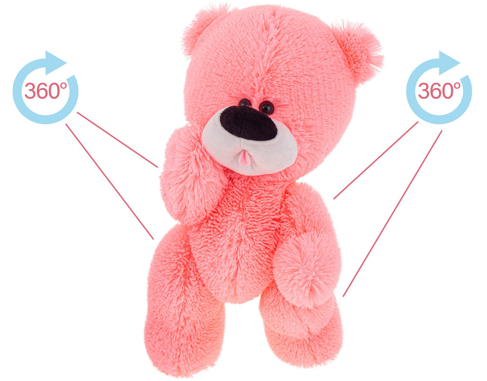 Ведмідь на шарнірах Аліна 50 см Коричневий Київ - фото 2