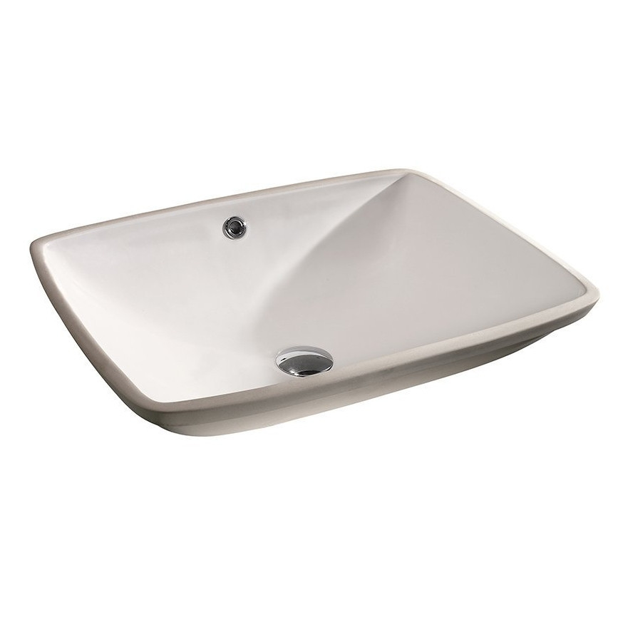 Врізна раковина під стільницю EGE Vitrifiye Pinara 565x170x430мм (91561) Білий Вінниця - фото 1