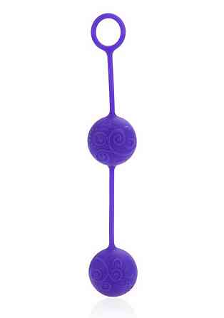 Вагинальные шарики силиконовые Posh Silicone O Balls фиолетовые California Exotic Sex Aura Киев
