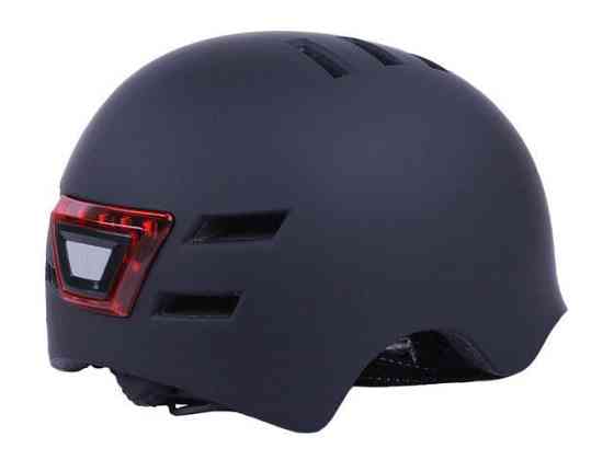 Шлем для самокатов, скейтов GTS-H-039 с габаритным фонарем (черный, size L) Мукачево