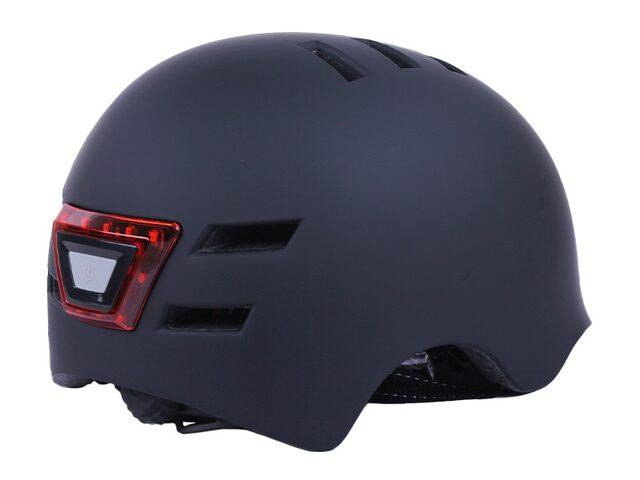 Шолом для самокатів, скейтів GTS-H-039 з габаритним ліхтарем (чорний, size L) Мукачево - фото 2
