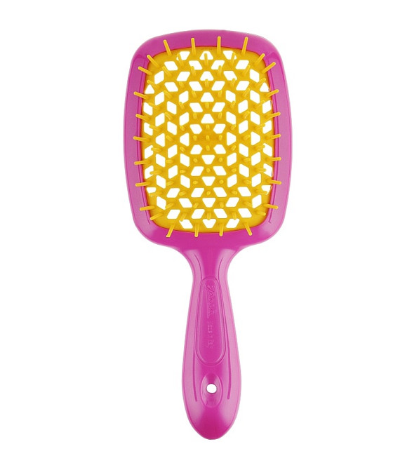 Гребінець SUPER BRUSH Рожевий з жовтим Janeke Київ - фото 1