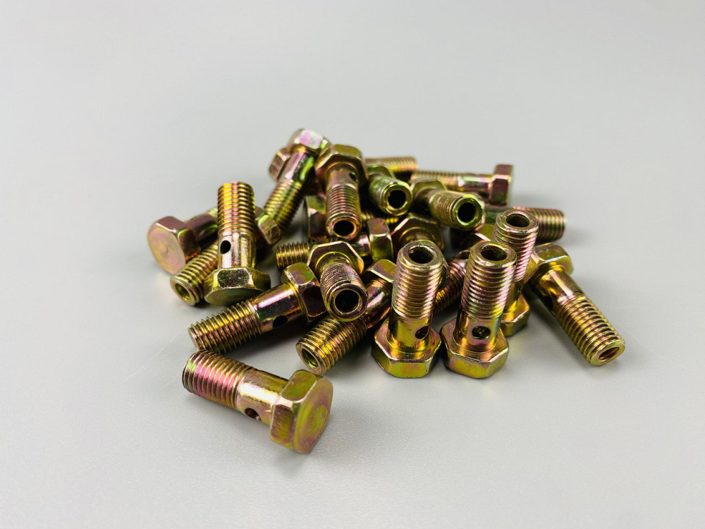 Болт-штуцер M 8 × 1 × 33 2 отвори  універсальний Мукачево - фото 3