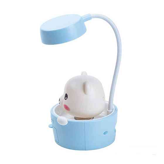 Дитяча настільна лампа висота 27 см світильник з точилкою для олівців HP12268B Киев