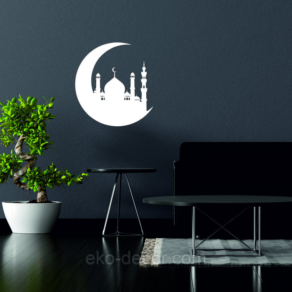 Декоративное настенное Панно «Ислам» Декор на стену 70*70 см, Белый Киев - изображение 3