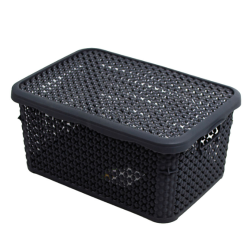 Кошик 1,25л mini з кришкою антрацит Pearl ELIF Житомир - изображение 1