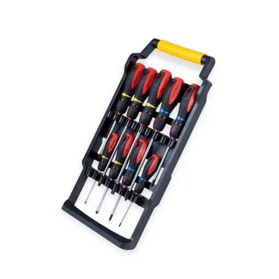 Набор отверток 9 шт магнитные - шлиц 3,5,6,6,8мм; крест 3,5,6,6мм Ultra (планшет) Мукачево
