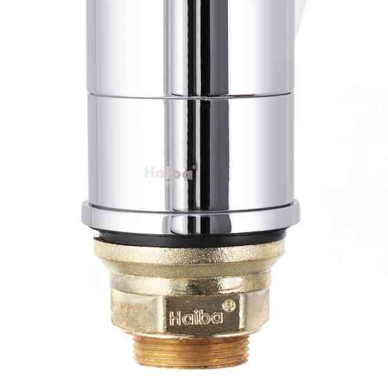 Кухонный смеситель Haiba Magic 555 с черной ручкой HB0667 Харьков