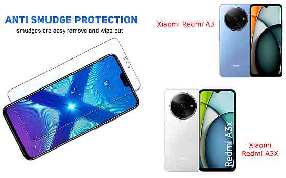 Защитное стекло NeoGlass для Xiaomi Redmi A3, Redmi A3X – ультрапрозрачное и устойчивое Киев