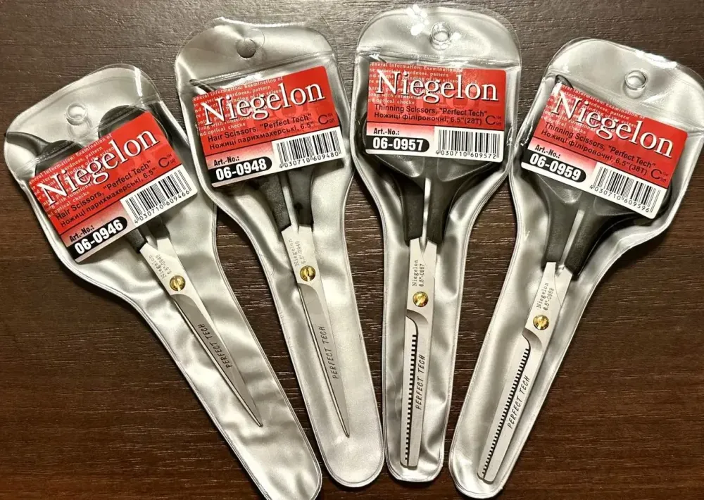 Перукарські ножиці Niegelon 948 (леза 6.5 дюйма) Київ - фото 2