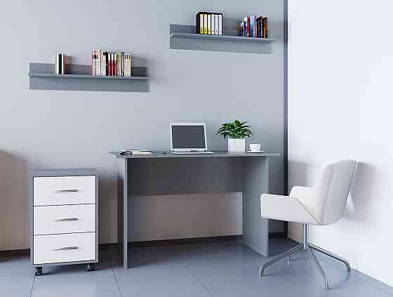 Офісний стіл Doros Т3 120х60х78 см Графіт/Білий (DRS-011315) Львів