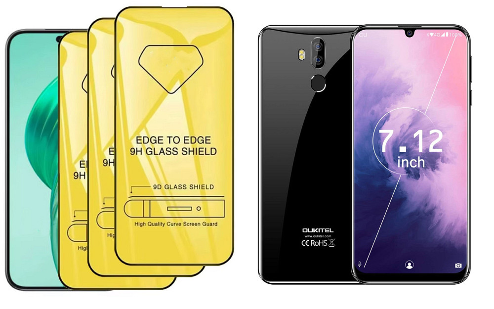 Захисне скло DefenzoGlass для Oukitel K9, K9 Pro – подвійна міцність Київ - фото 3