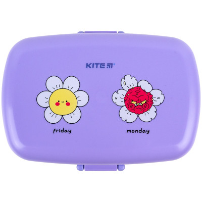 Ланч-бокс дитячий Kite з наповненням 1150 мл, фіолетовий (K23-180-2) Вінниця - фото 2