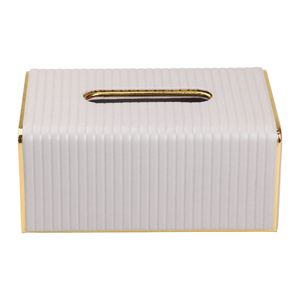 Yiwu Серветниця з еко шкіри 21.5х13х9 см органайзер для серветок на стіл Сірий HP-3-204G Коломия - фото 5