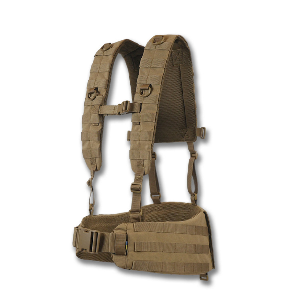 РПС Kiborg R-1 GEN.2 (L) Coyote. Ременно плечевая система, рпс разгрузка тактическая, РПС хаки, койот Киев - изображение 1