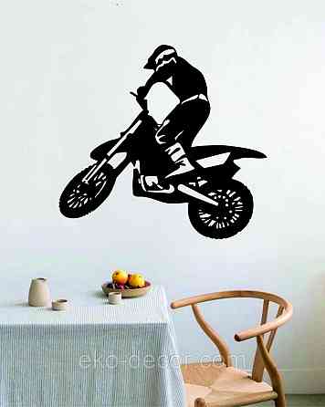 Декоративное настенное Панно «Мотоцыкл» Декор на стену 90*84 см, Черный Киев