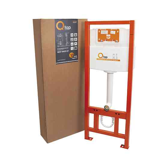 Набір інсталяція 4 в 1 Qtap Nest ST з лінійною панеллю змиву QT0133M425M08382SAT Київ