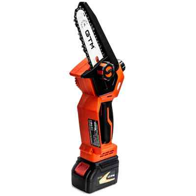 Цепная пила GTM CS18/127BL, 18В, шина 5"/12,7см, 4Ah (CS18/127BL KIT) Винница