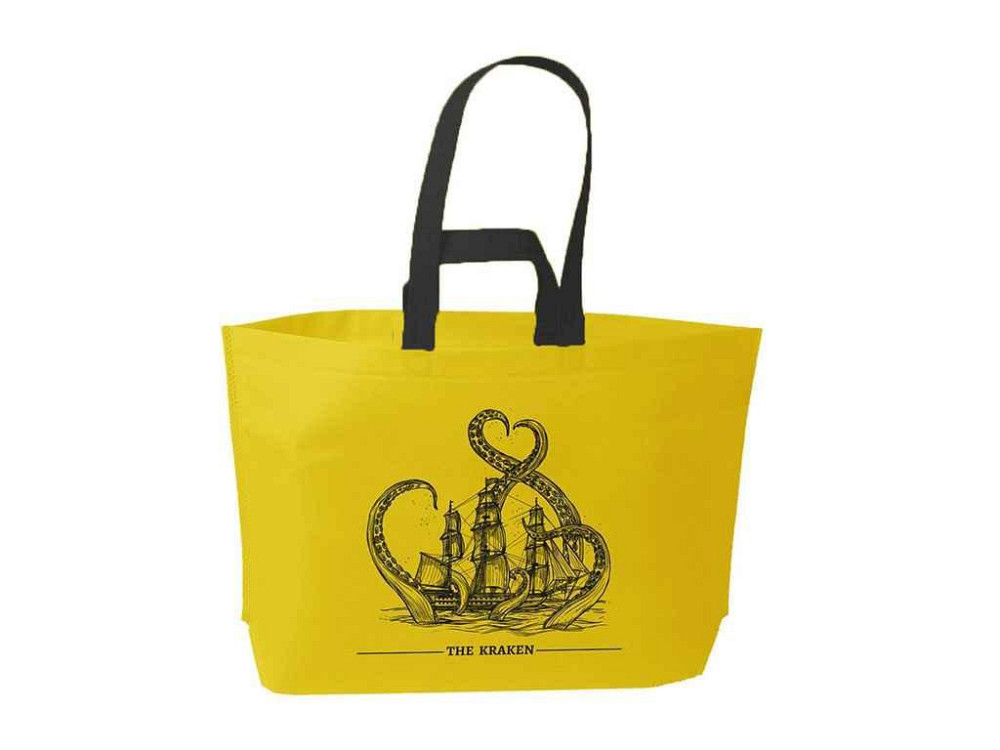 Еко сумка (07) Kraken , жовтий (740),520х380х130, 482-07-7560006z ТМ ECOBAG Київ - фото 1
