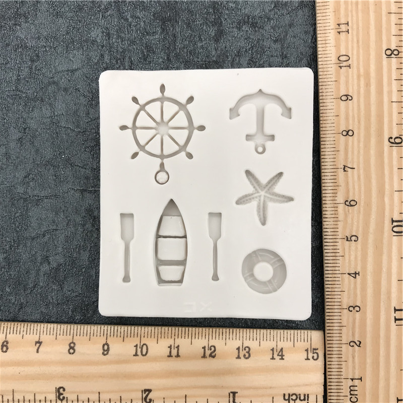 Молд кондитерський Морський 7 на 6 см сірий Київ - фото 2