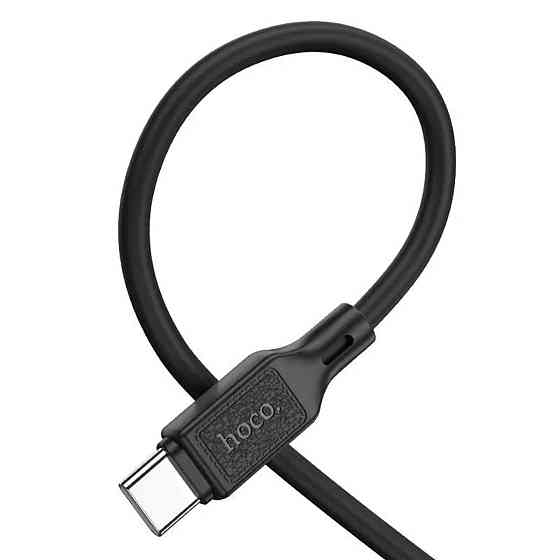 Кабель HOCO X90 Cool silicone charging data cable for Type-C Black Київ
