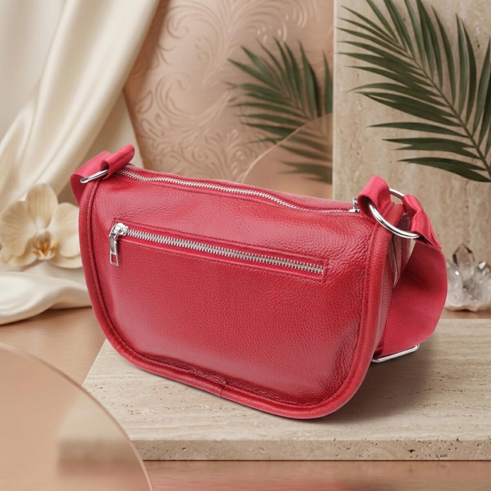 Сумка для женщин из натуральной кожи Vintage 23000 Красный Киев - изображение 14