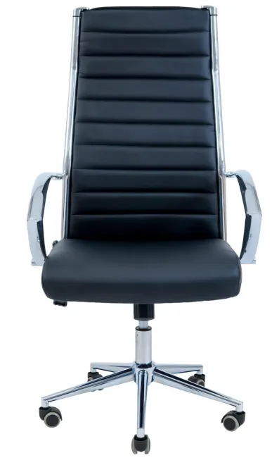 Офісне Крісло Керівника Richman Malibu Хром М1 Tilt Чорний Київ - фото 2