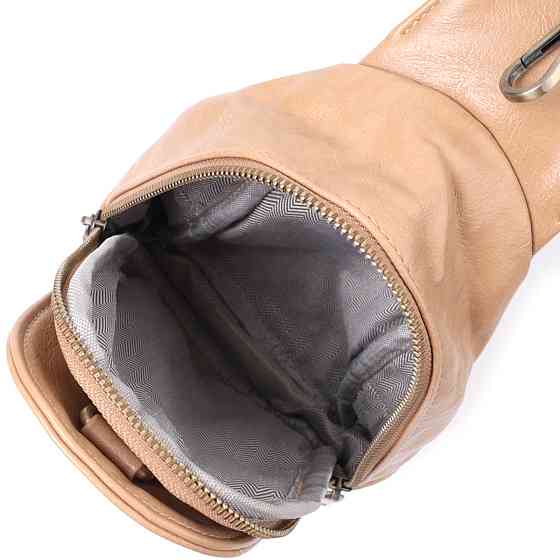 Сумка через плечо для женщин из экокожи Светло-коричневый (Vintage) Киев