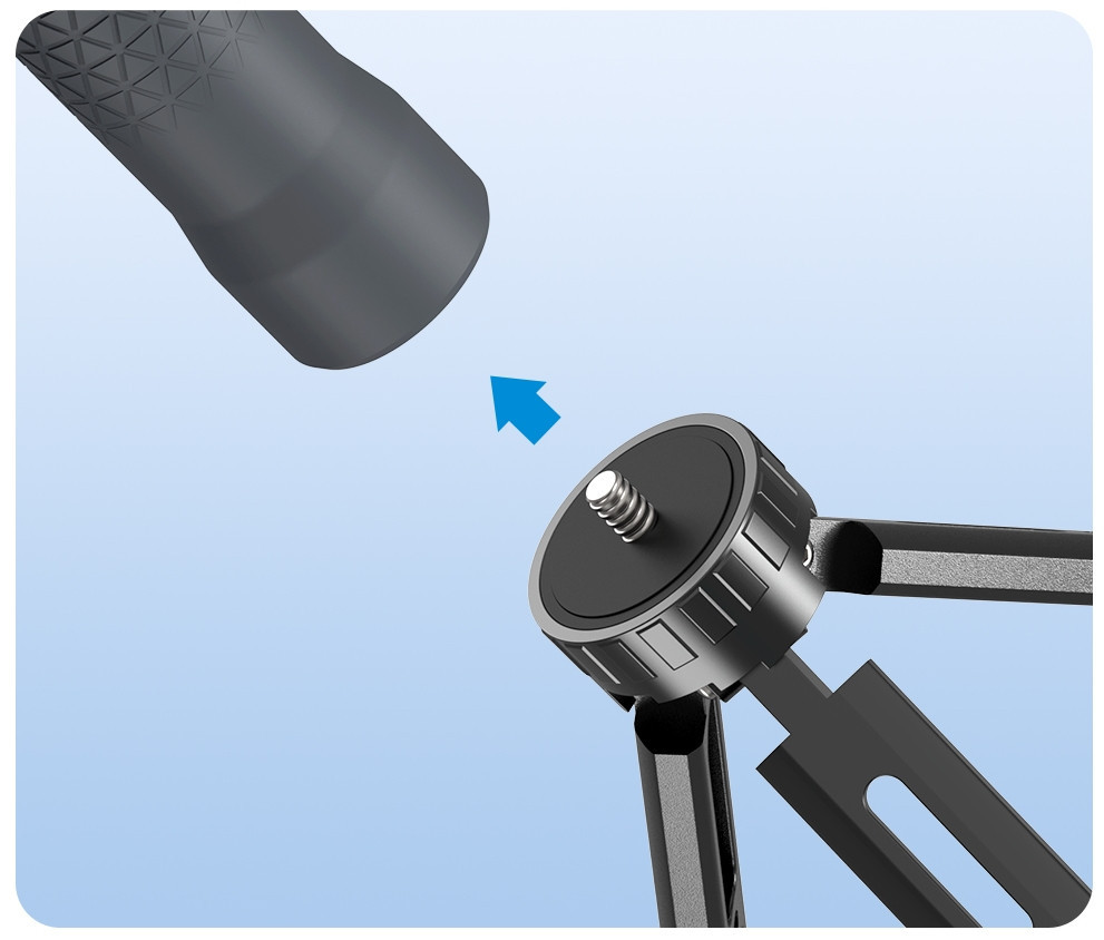 Монопод карбоновий для екшн-камери 44-300см Telesin GP-MNP-300-3 Київ - фото 3