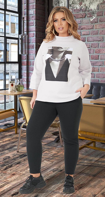 Тёплый брючный костюм большого размера Киев - изображение 2