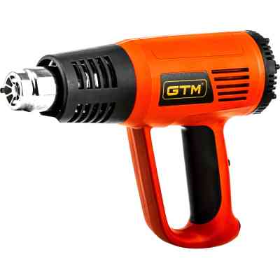 Будівельний фен GTM HG2000E, 2000Вт, 80-600С, 300/500л/хв (HG2000E) Вінниця
