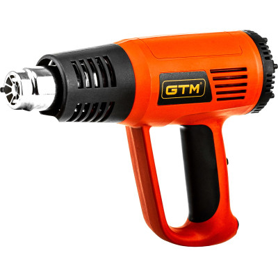 Будівельний фен GTM HG2000E, 2000Вт, 80-600С, 300/500л/хв (HG2000E) Вінниця - фото 1