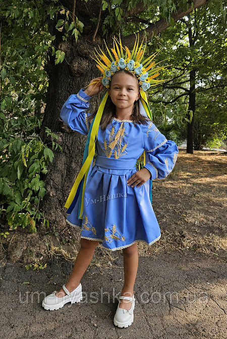 Детское вышитое платье с колосками Кривой Рог - изображение 1