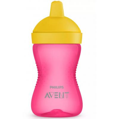Поильник-непроливайка Philips AVENT с твердым носиком Розовая 300 мл (SCF804/04) Винница - изображение 1