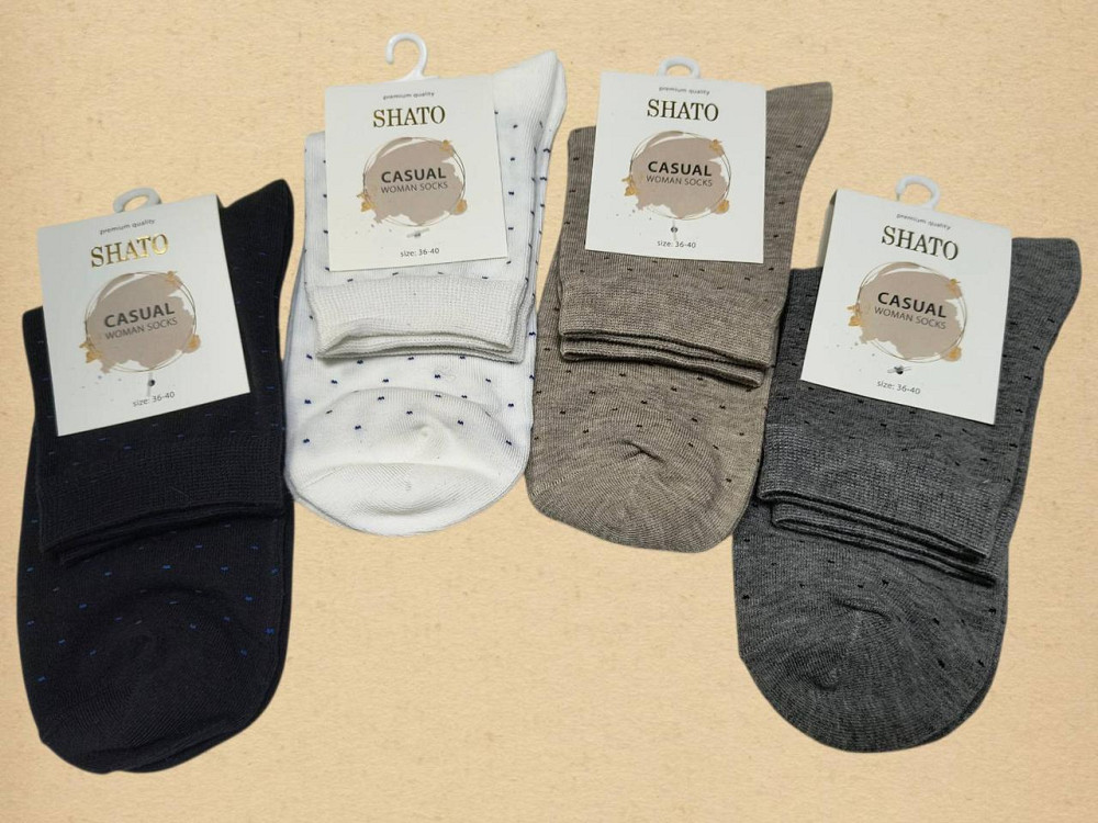 Шкарпетки жіночі Shato Casual woman socks Art.030. Набір жіночих шкарпеток 4 шт. в уп. Розмір 36-40 Київ - фото 2