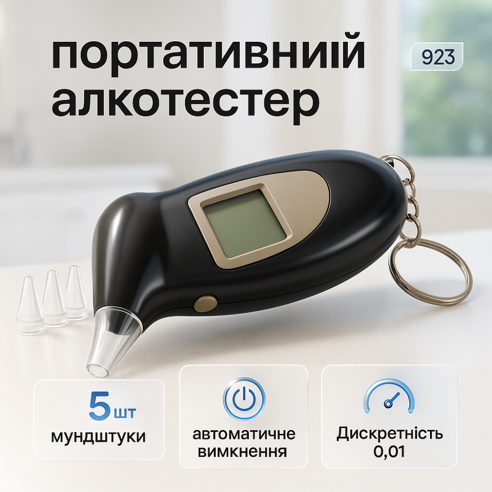 Популярний алкометр, Алкотестер для використання на вулиці, Високоточний алкотестер Хороший TZ-68 Львів - фото 11