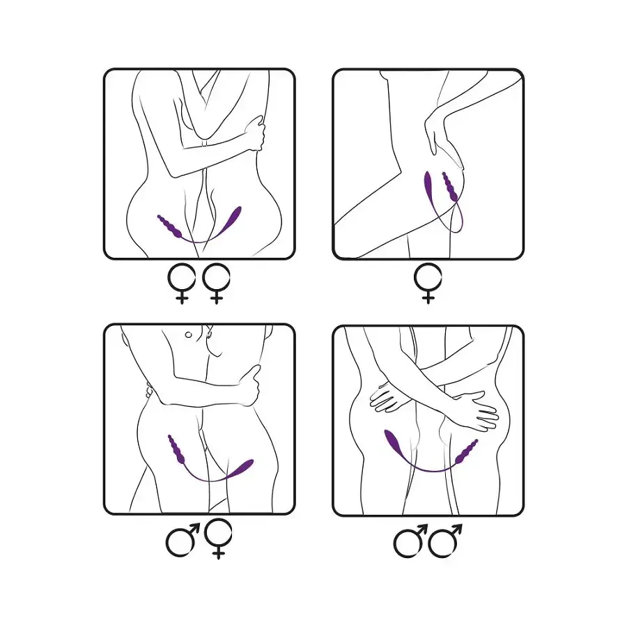Вібратор двосторонній Adrien Lastic AD-2X з пультом LRS Львов - изображение 6