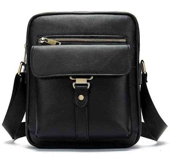 Сумка cтильная мужская Vintage 14649 Черная Киев