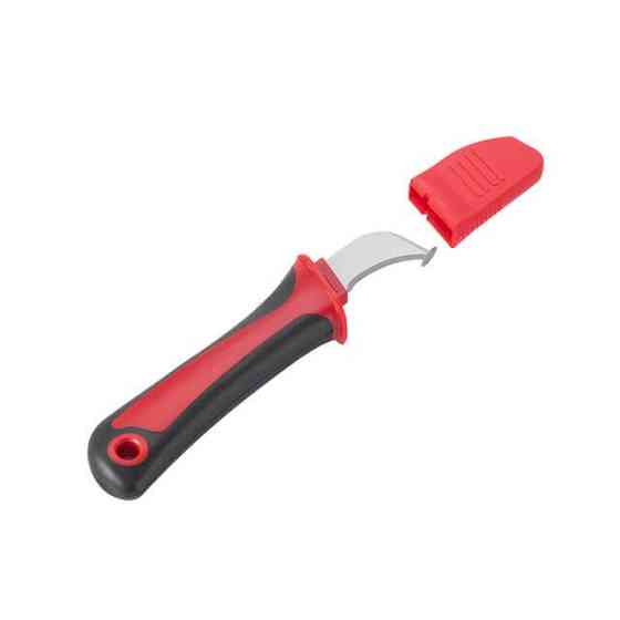 Ніж для зняття ізоляції з п'ятою INTERTOOL HT-0562 Київ