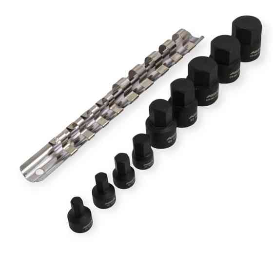 Набір ударних головок HEX 1/4? - 6,7,8,10 мм 3/8? 12,14,17,18,19мм (планка) Мукачево