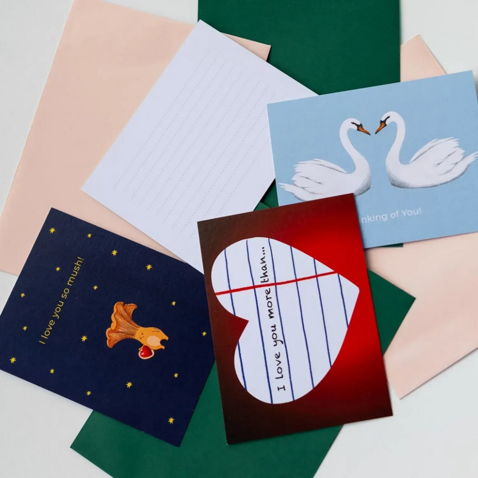 Открытка с конвертом Сердце СS-GС-001 Винница - изображение 3