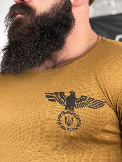 Тактична футболка вологовідвідна SABUR Орел кайот ВТ5083 Одеса - фото 5