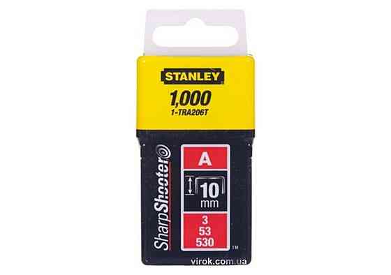 Скоби для степлера STANLEY тип (А) h = 10 мм, 1000 шт. "Light Duty" Одеса
