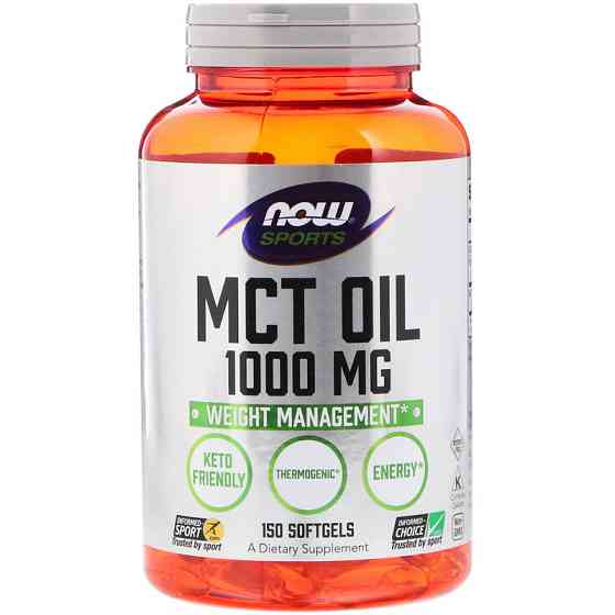 Олія МСТ Now Foods MCT Oil Sports 1000 мг 150 капсул Київ