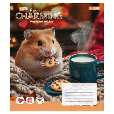 Зошит 1 вересня Charming А5 24 аркушів лінія (768188) Вінниця