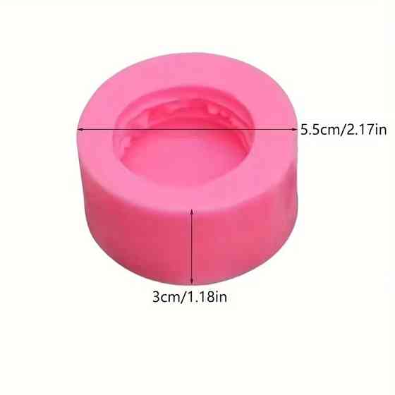 Силиконовая форма «Макаронс» Ø5.5 см — для выпечки, свечей, мыла и украшений Киев