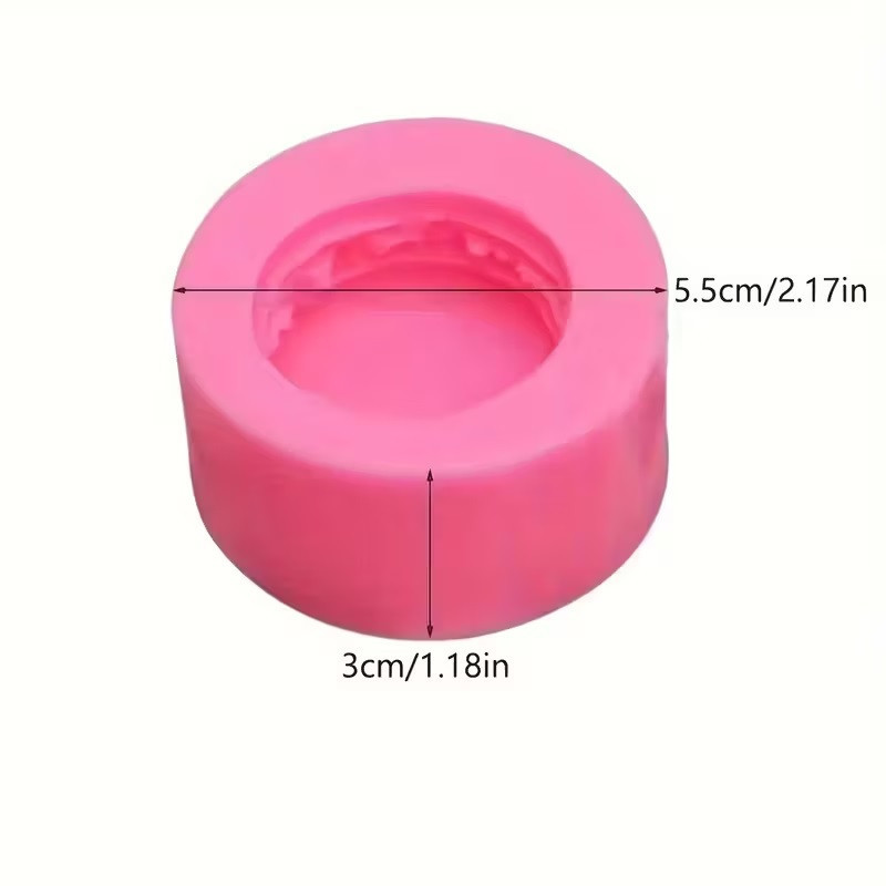 Силиконовая форма «Макаронс» Ø5.5 см — для выпечки, свечей, мыла и украшений Киев - изображение 4