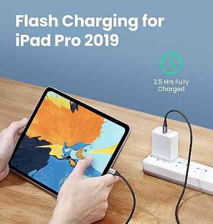 Кабель UGREEN USB-C до USB-C для швидкої зарядки 1м Київ